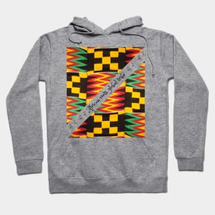 African roots, global tribe, African tribal Hoodie